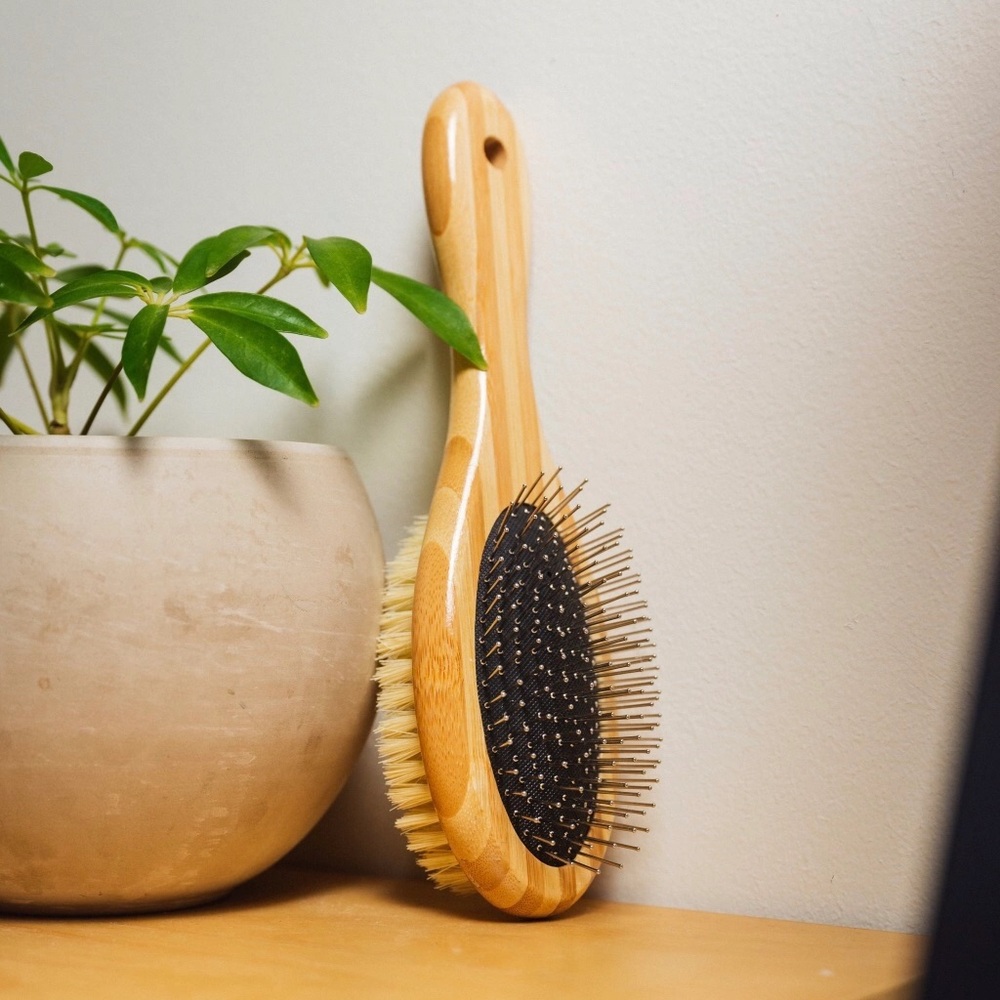 Bamboo Dog & Pet Grooming Brush |
